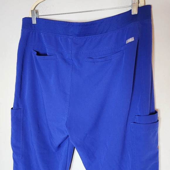 Figs 2 Piece Scrub Set Leon Three Pocket Top Axim Cargo Pants Men's Sz XXL Blue - Picture 16 of 16